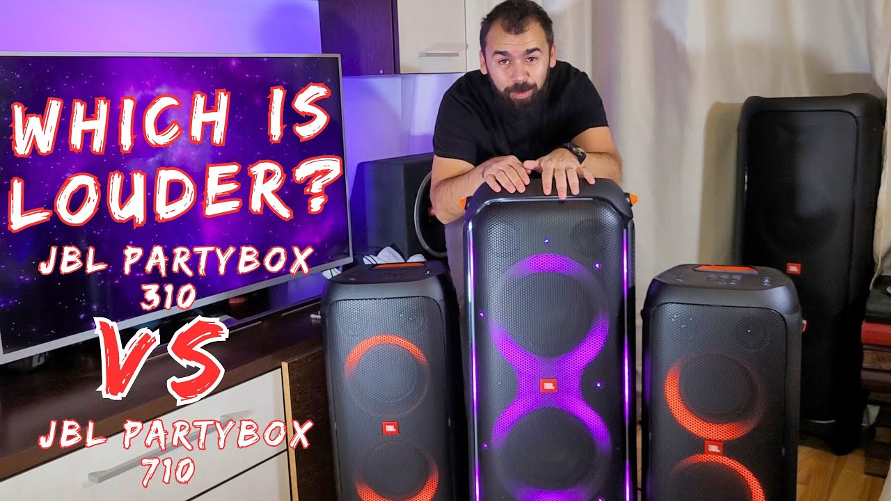 2 x JBL Partybox 310 VS JBL Partybox 710 Which is Louder? LOUDNESS TEST