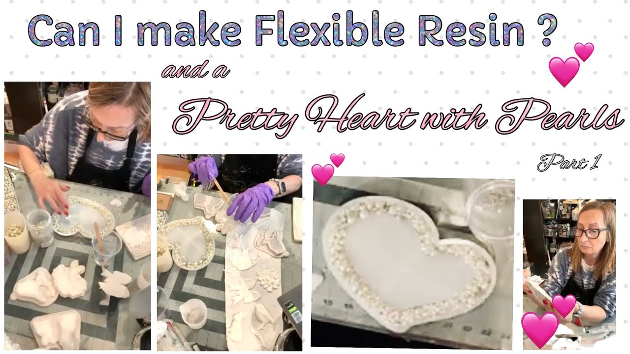 # 485 Making Flexible Resin * Moulds * Pearl Heart #diy #diycrafts #craft