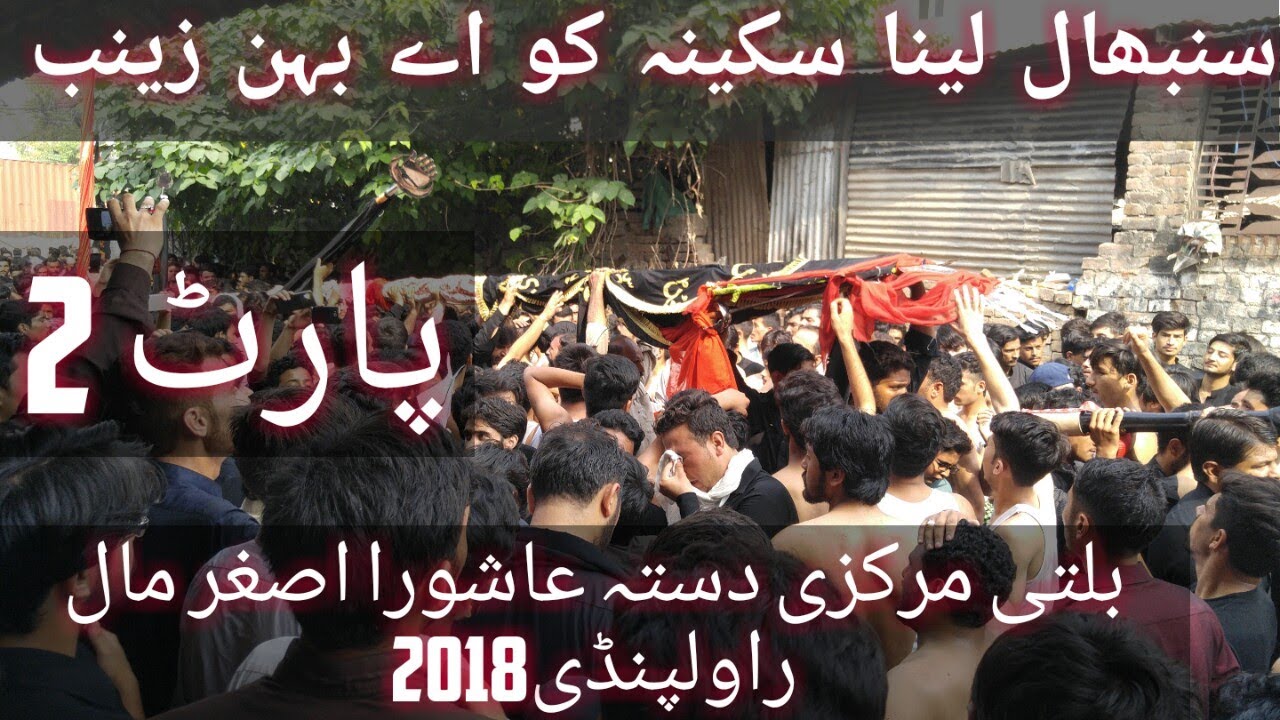 Markazi Matami Dasta Asghar Mall Rawalpindi Imam Bargah Baltistani | Noha Sanbhal Lena Sakina s.a ko