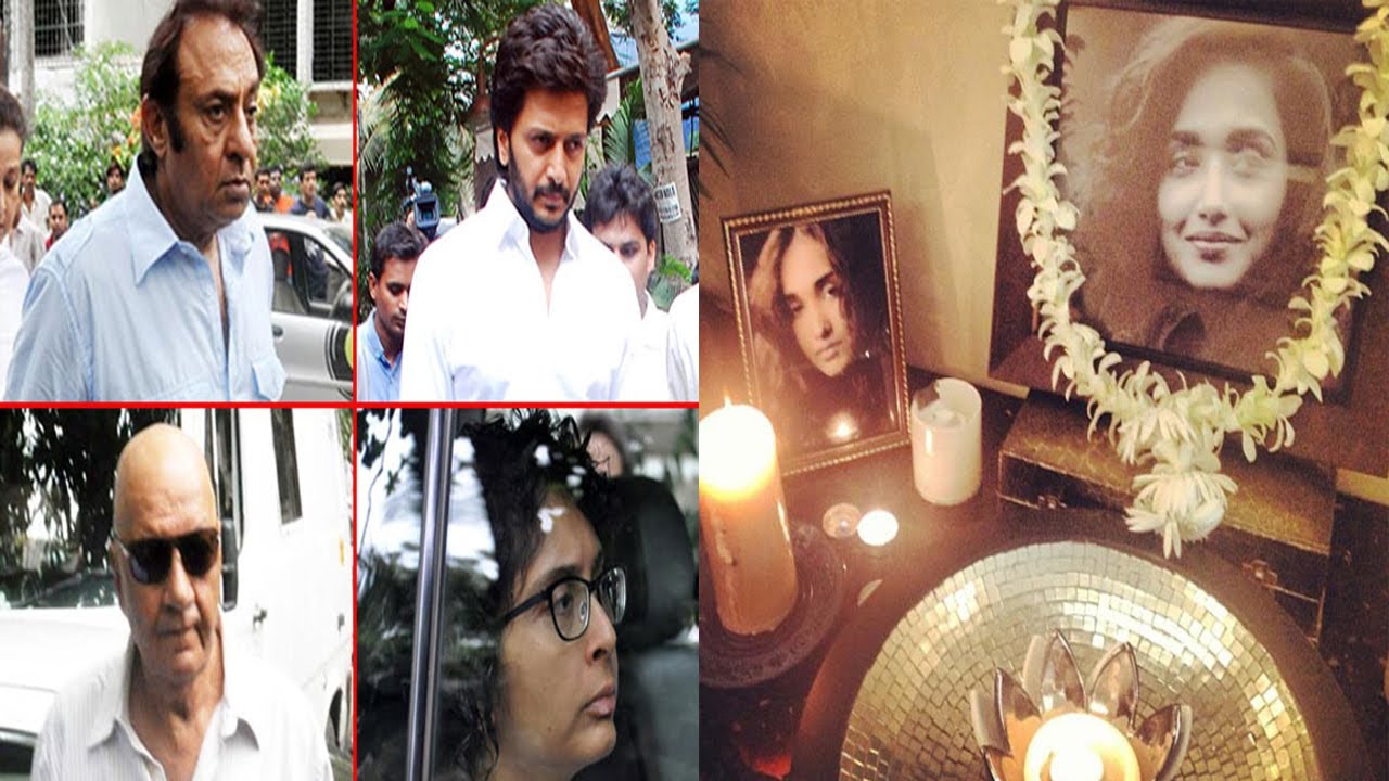 Bollywood Celebrities Spotted @  Jiah Khan's Funeral
