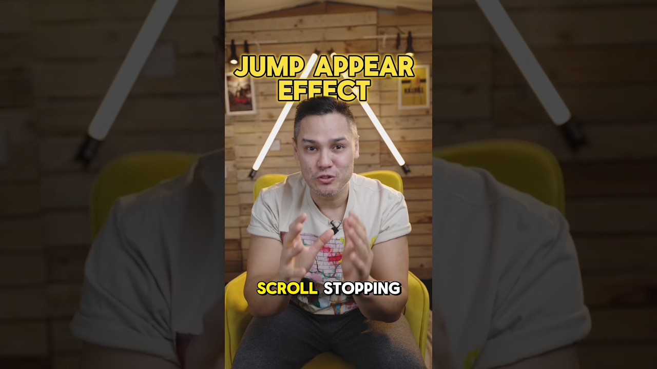 🎬 Scroll Stopping Jump Appear Effect 🎥 #capcut #capcuttips #contentcreation