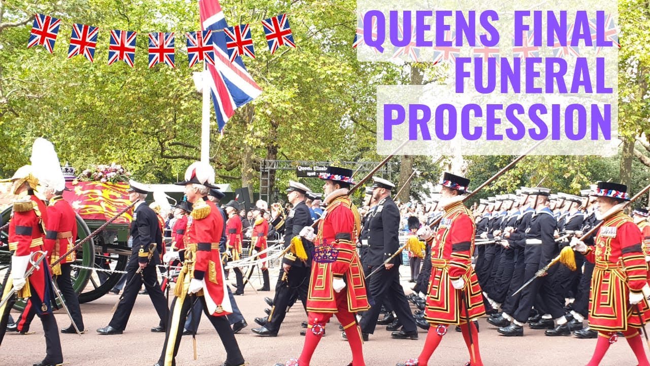 Funeral Procession of Queen Elizabeth II | UK 🇬🇧