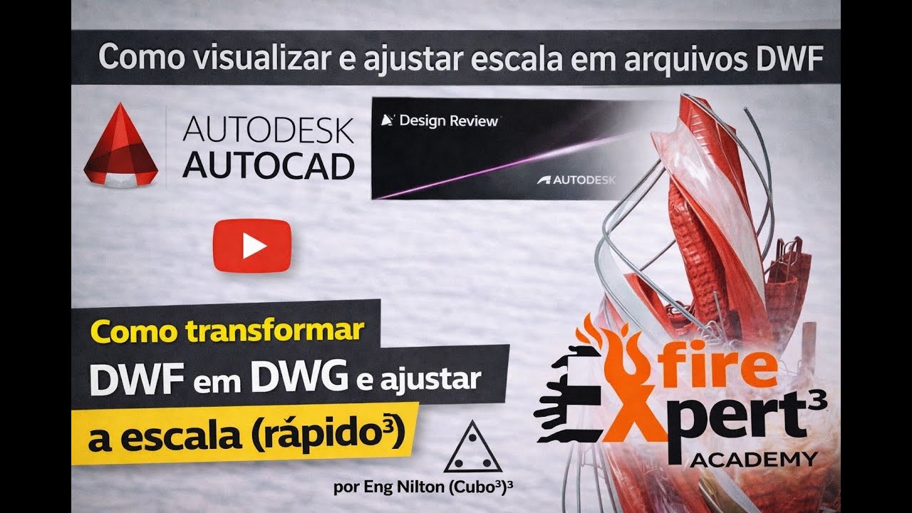 Como transformar DWF para DWG e ajustar a escala
