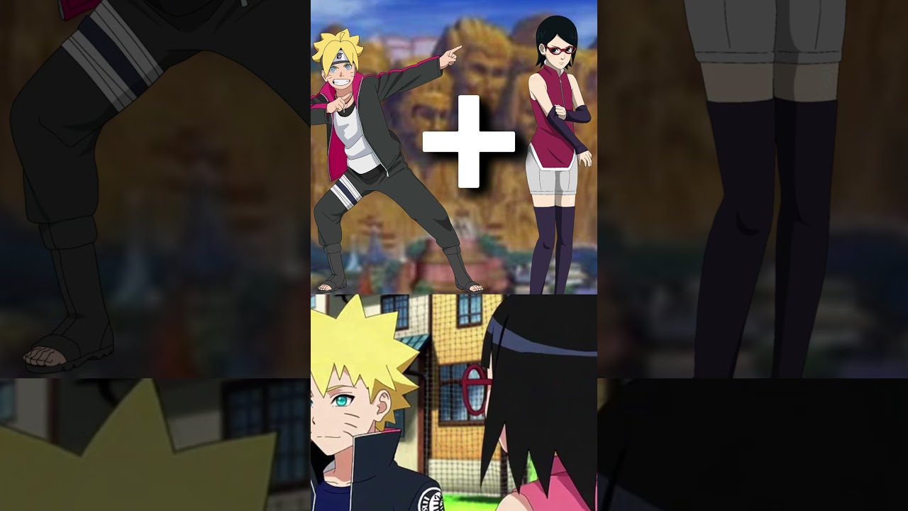 Borutos and Saradas kids in the shopping street.  #naruto #anime #sakura #sasuke #boruto #sarada