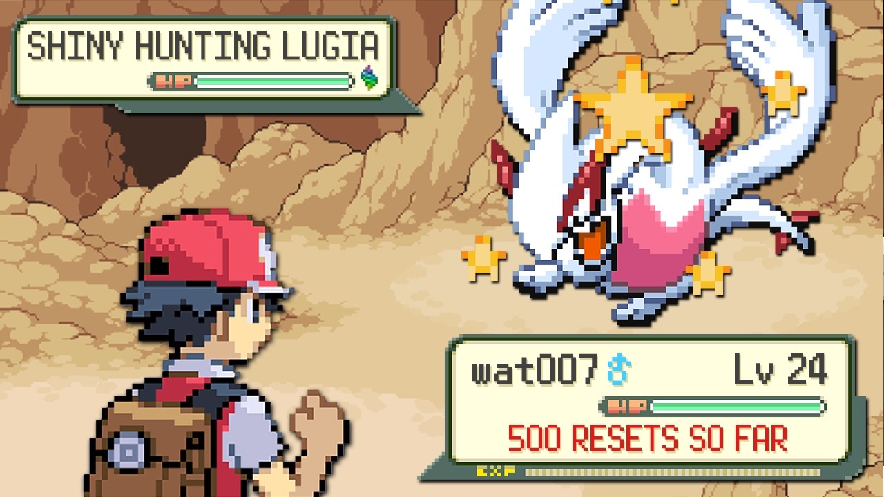 ✨ SHINY HUNTING LUGIA in Pokemon FireRed on Nintendo Switch