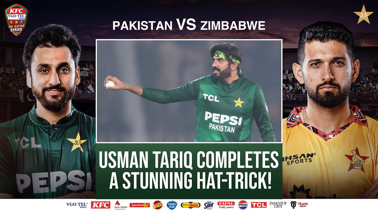 Stunning Hat-Trick By Usman Tariq | Pakistan vs Zimbabwe | Match 04 | Tri Nation Series | PCB |M2T1U