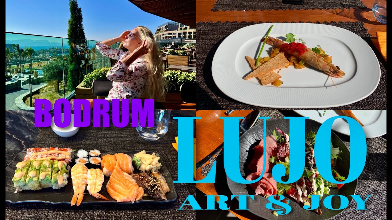 LUJO BODRUM 🇹🇷/ KOZA restaurant/ LUNCH / SUSHI BAR / СУШИ БАР🍣🍙🍱🍤