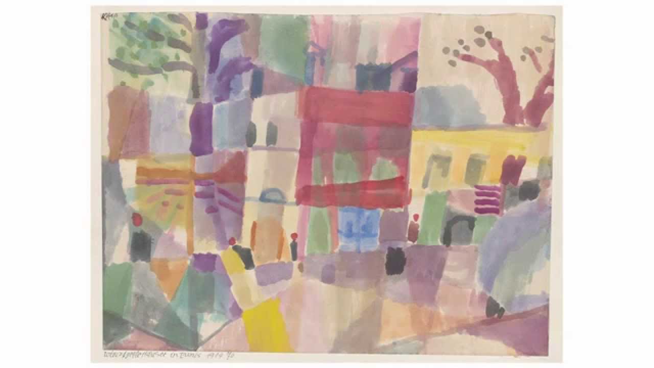 Paul Klee - Red and yellow houses in Tunis, 1914