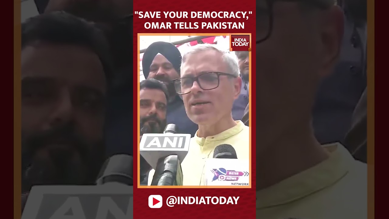 India Doesn't Need Pakistan's Advice, Says Omar Abdullah #omarabdullah #jammuandkashmir #pakistan