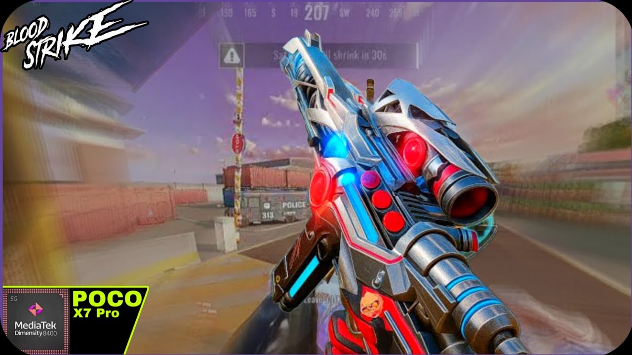 BLOOD STRIKE M4A1 NEW SKIN#bloodstrike #m4a1headshot #pocox7pro #mobilegaming 