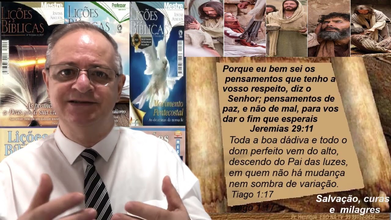 V&iacute;deo para o anivers&aacute;rio do Portal EBD - Caramur&uacute; e demais irm&atilde;os - 25 anos - Pr Henrique, EBD NA TV