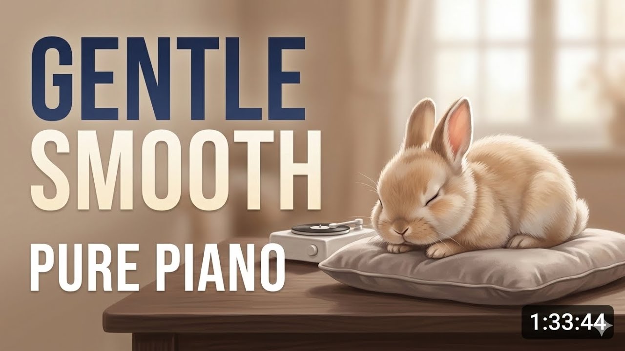 Gentle Smooth Piano 90 Min Loop | Shibuya Midnight Chill | Deep Sleep Music 2026