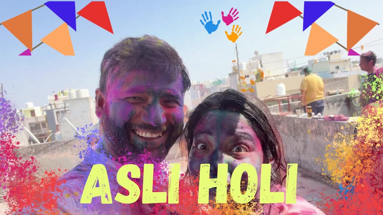 Hamari Asli Holi 🎨 | No Script, No Acting | Real Family Holi Vlog