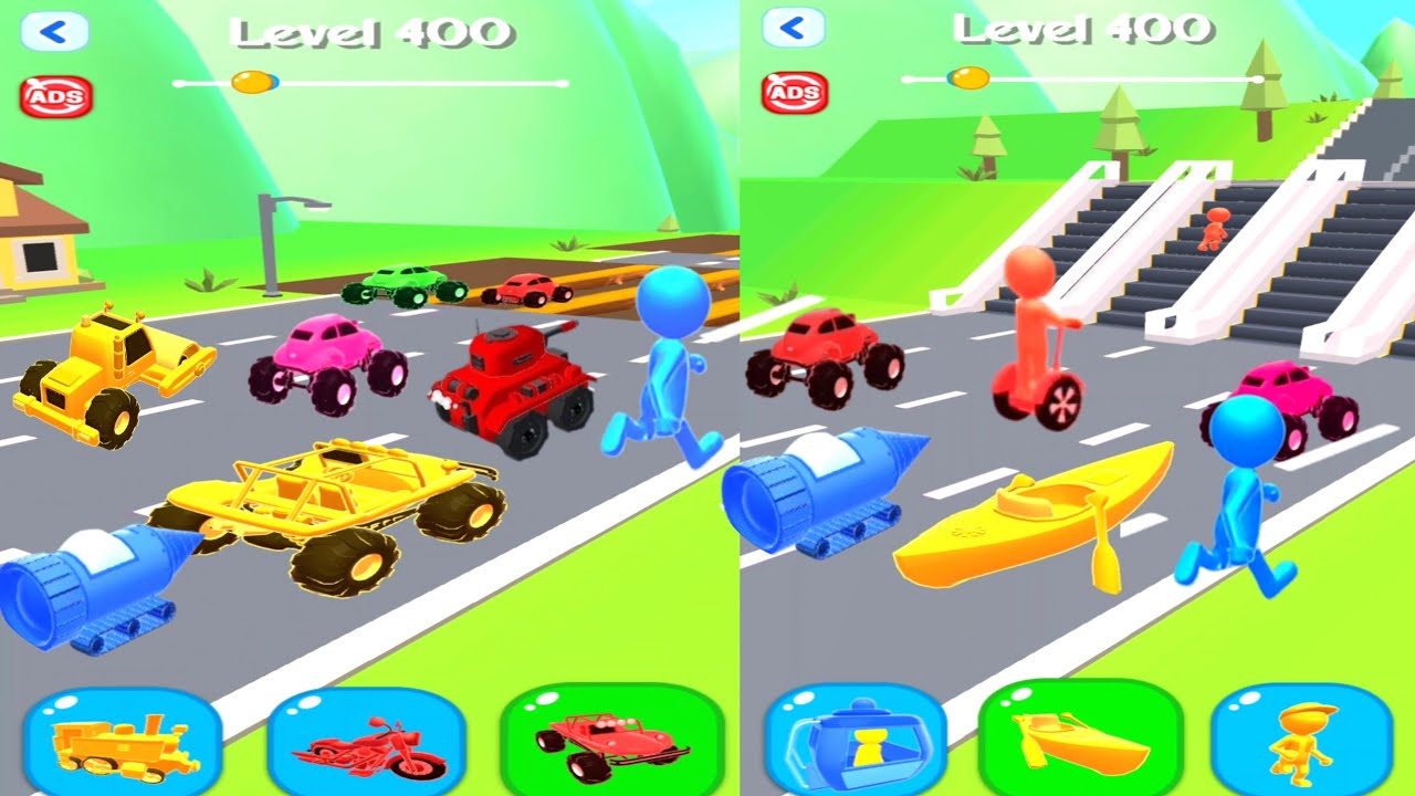 Shape 🚦🏃Shifting Gameplay Level 400-402 || iOS Android || Shape Shifting New Level Ka Video 