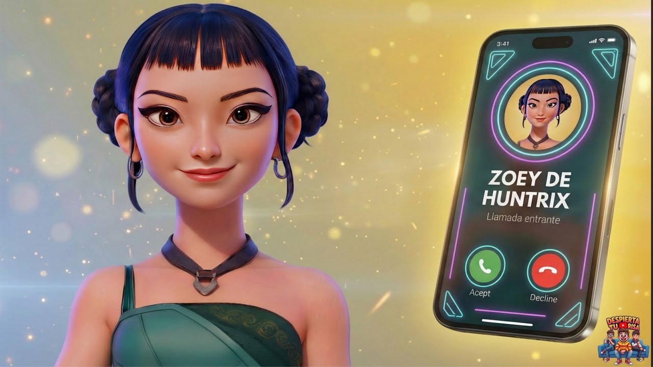 Llamada a Zoey de Huntrix 📱⚡| La Maknae Quiere Hablar Contigo 💛 / K-POP DEMON HUNTERS
