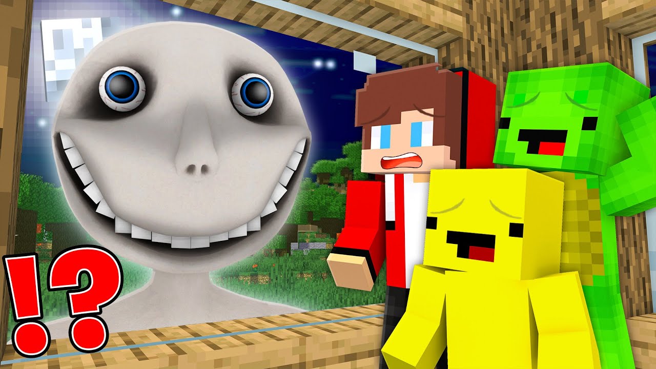 Mikey & JJ found MAN FROM THE WINDOW - Security House in Minecraft Maizen Challenge ft. Banana Kid