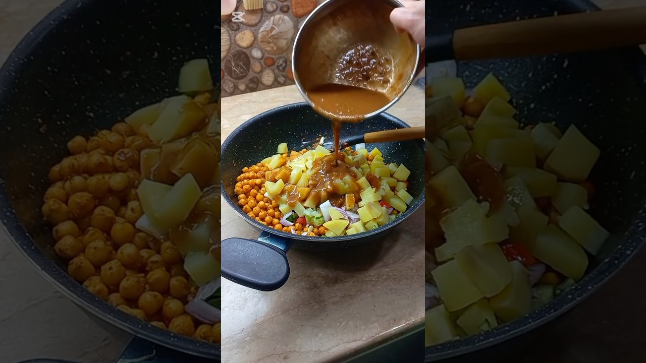 Authentic Chana Chaat Recipe By Kitchen With Noonzay(Ramadan Special)#shorts #cooking #recipe #food