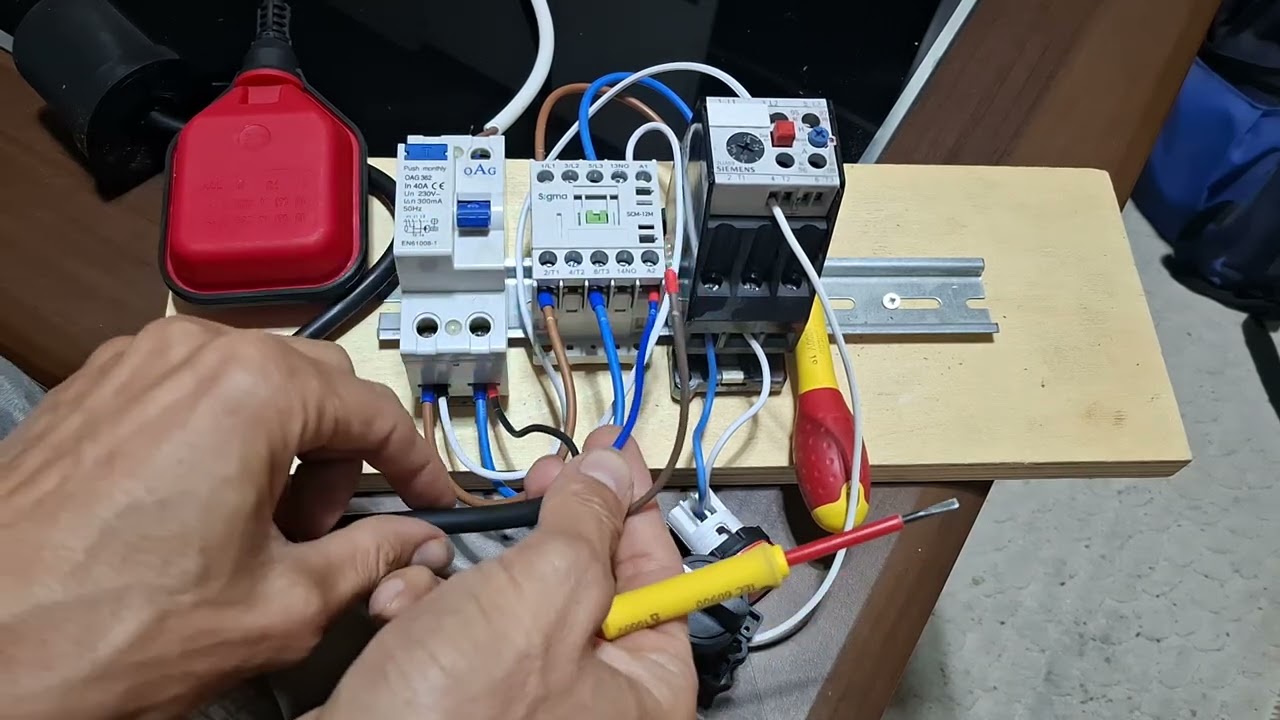 Flatör Bağlantısı nasıl yapılır, flatör ve kontaktör termik röle bağlantısı.
