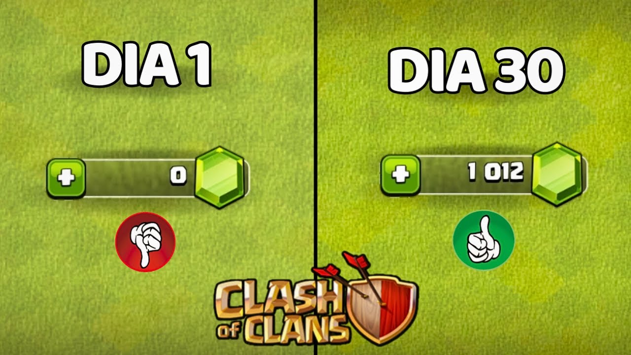 Ganhe +1.000 GEMAS Gr&aacute;tis Todo M&ecirc;s No Clash of Clans (100% LEGAL)