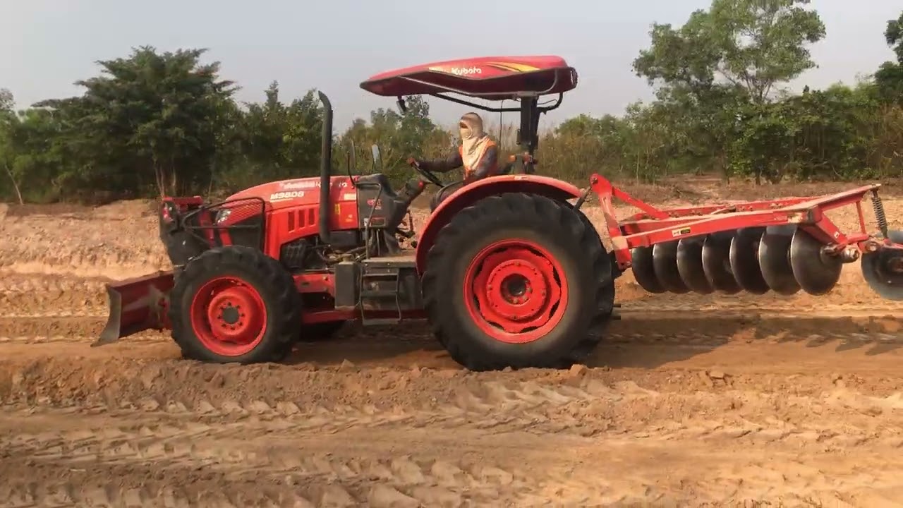งานปรับนา M9808 KUBOTA งานเหมา 