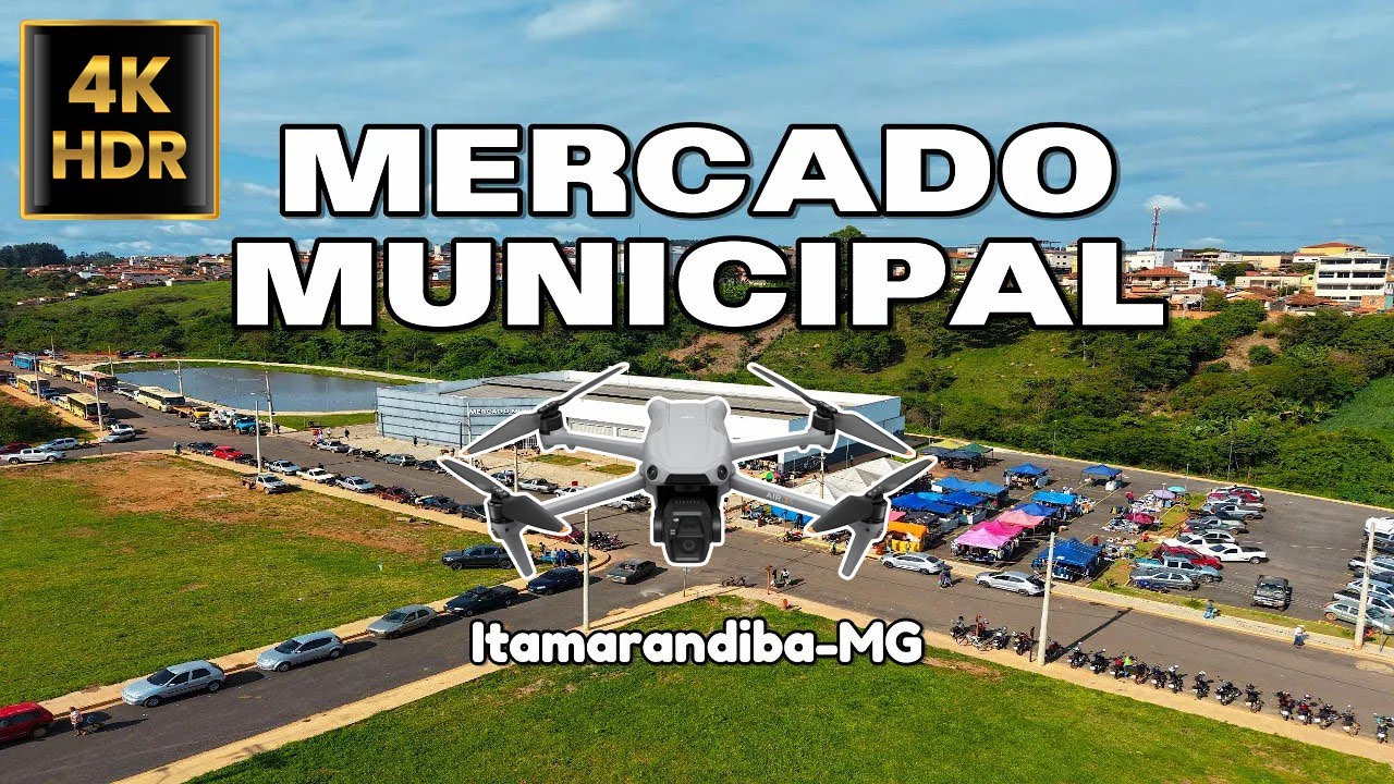 DJI AIR 3S | ITAMARANDIBA-MG | MERCADO MUNICIPAL