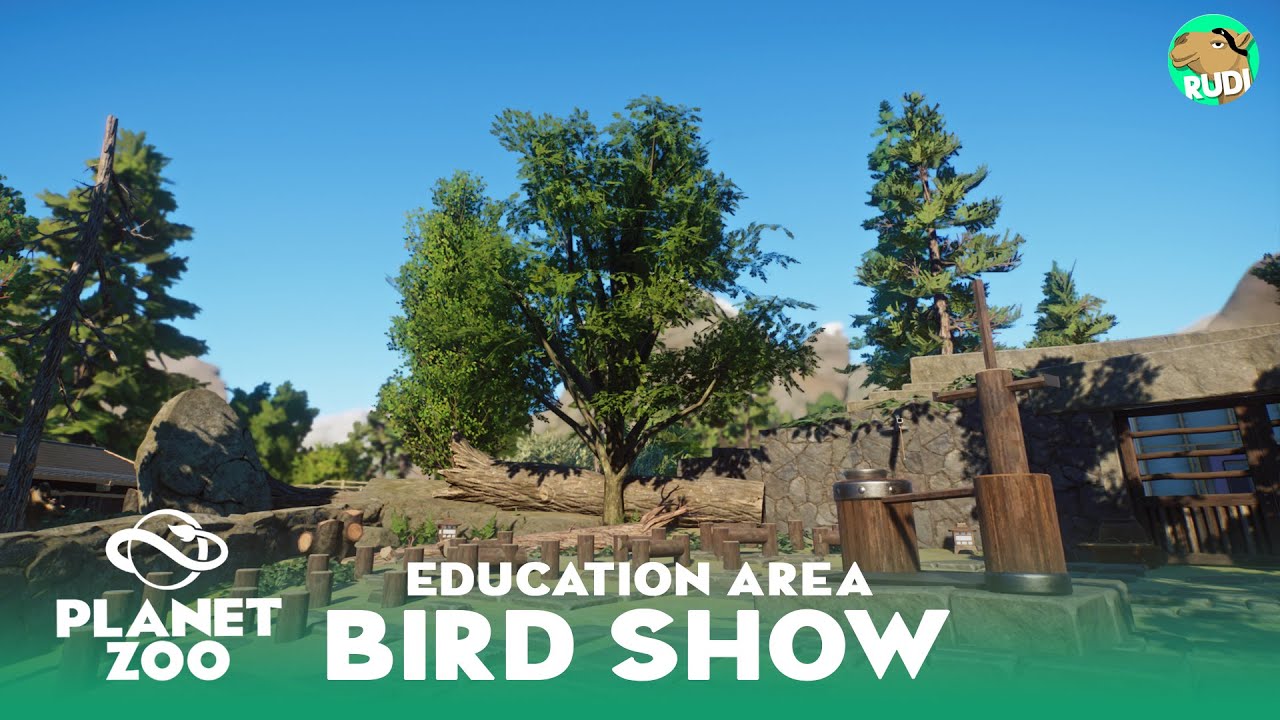 Bird Show Education Area - Planet Zoo Speed Build - Yosemite Valley Zoo
