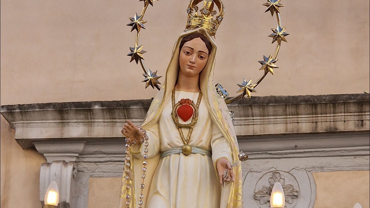 (PALERMO) PROCESSIONS DELLA MADONNA DI FATIMA DI VIA DEL VESPRO (4K) 25/05/2025