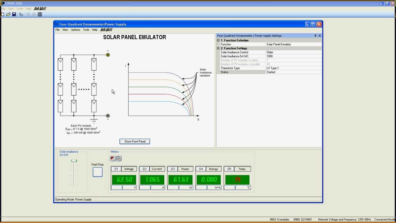 Solar Panel Emulator 8960-20