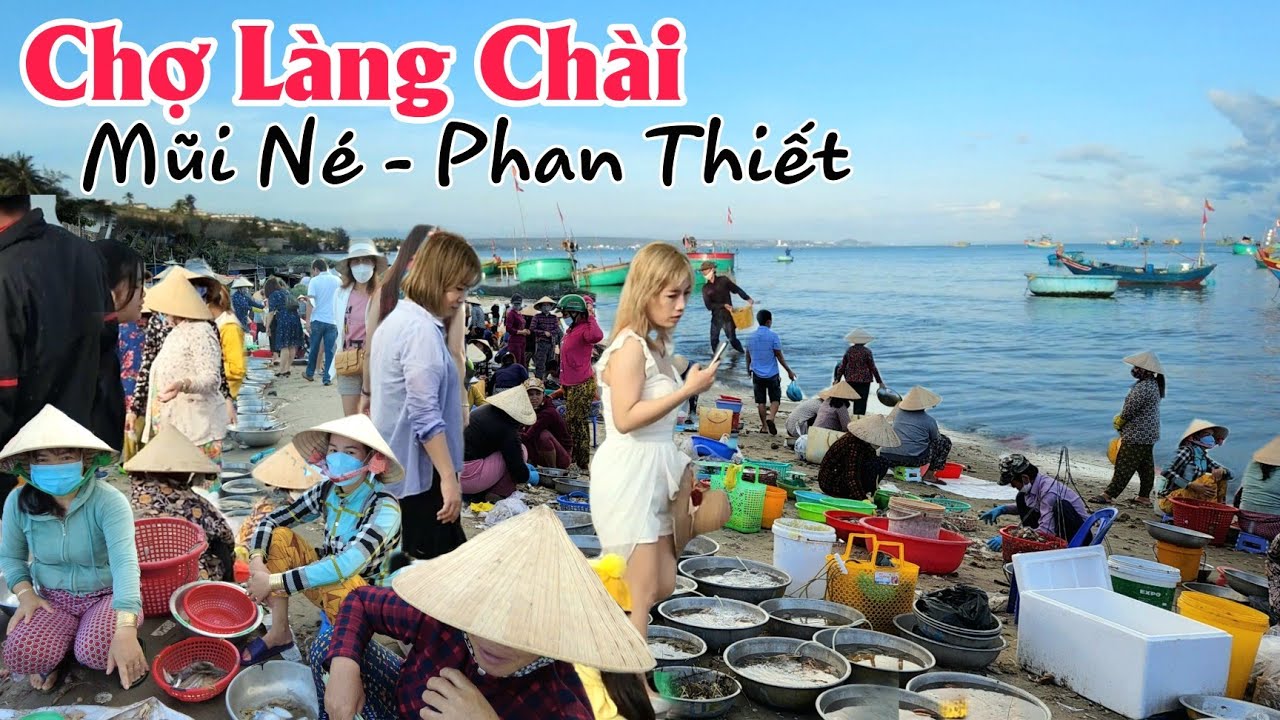 Bất ngờ chợ Làng Chài Mũi Né đông khách du lịch - Hải Sản lên giá