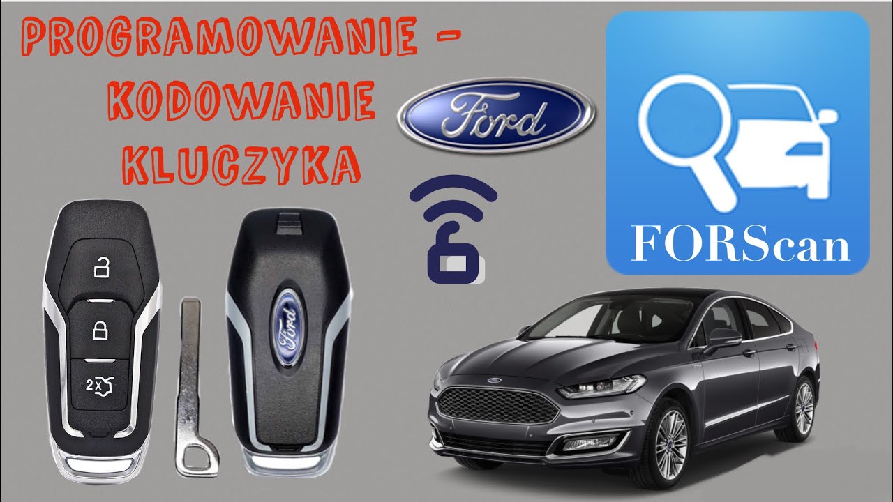 Dodawanie / Przypisywanie Kluczyka (keyless) - Ford Mondeo, Galaxy, S-Max, Kuga, Edge - FORScan