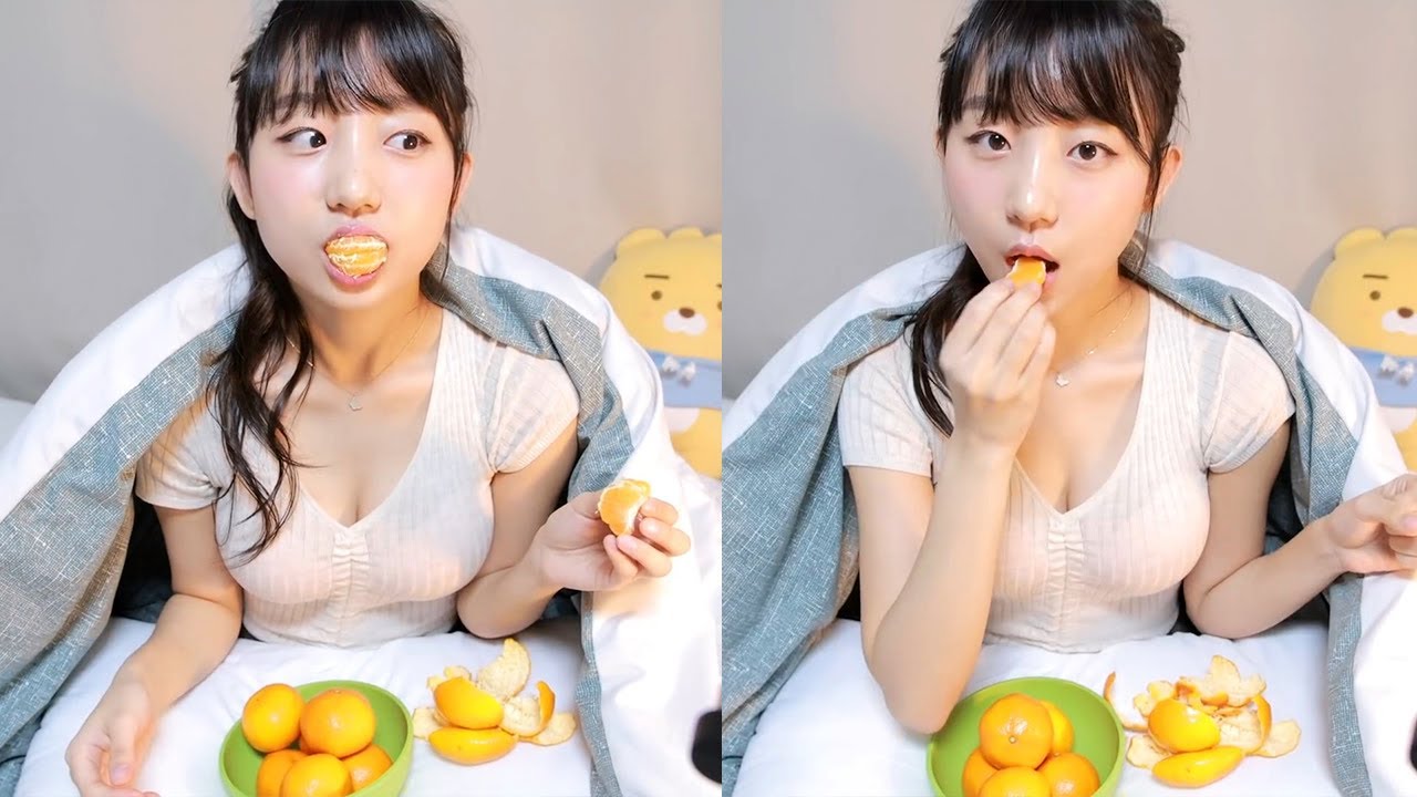 [ASMR]🍊1Hour Eat Tangerine🧡은지랑 귤 먹자