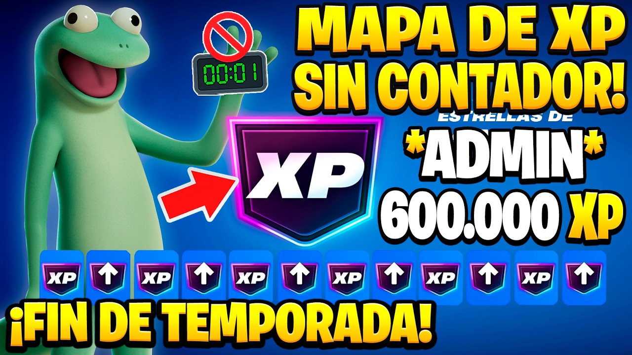 MAPA DE XP ⏰❌ COMO SUBIR DE NIVEL EN FORTNITE RAPIDO 🤩 MAPA XP O MAPAS DE XP FORTNITE CAPITULO 7