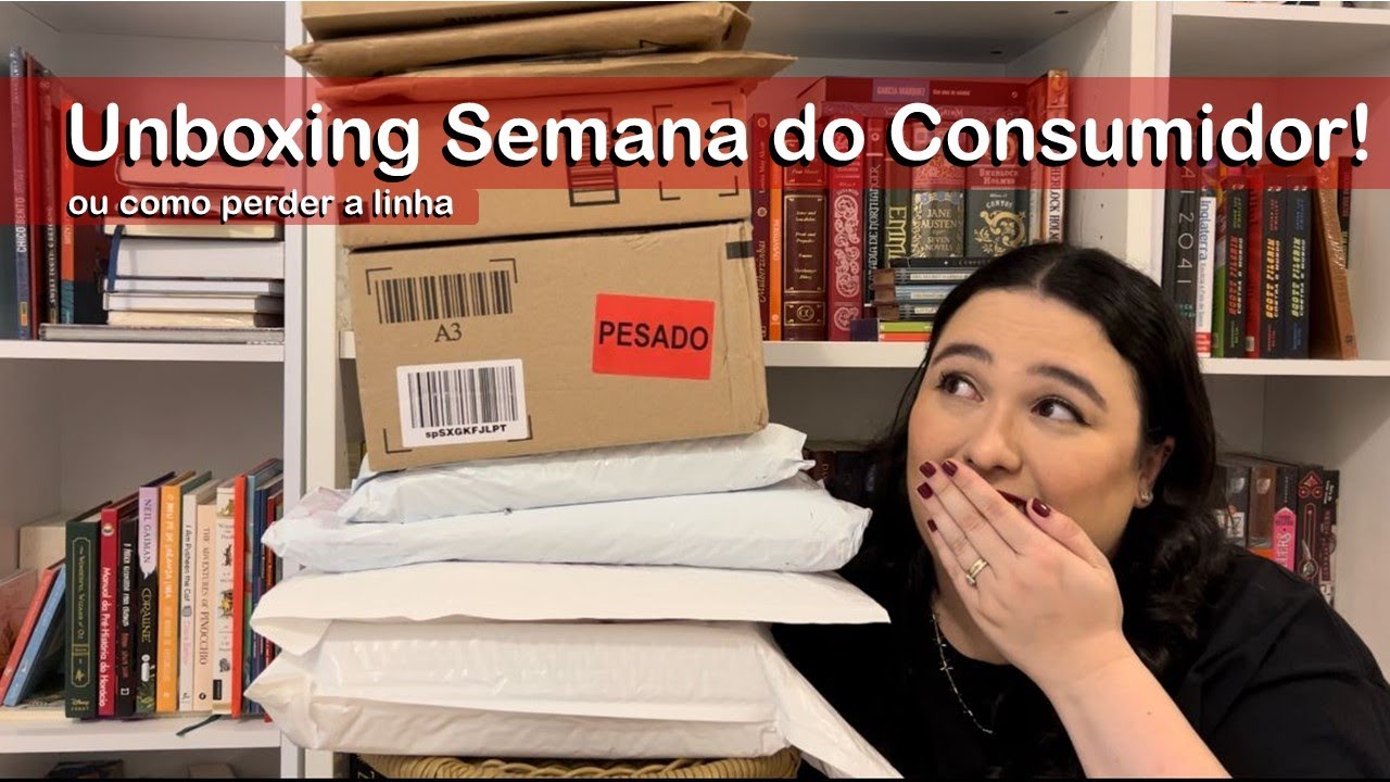 UNBOXING SEMANA DO CONSUMIDOR! Muitos livros e mangás novos!
