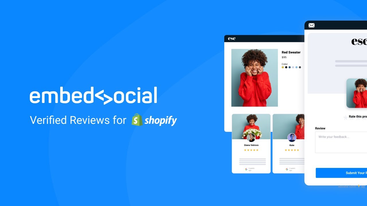 Verified Reviews App by EmbedSocial for Shopify