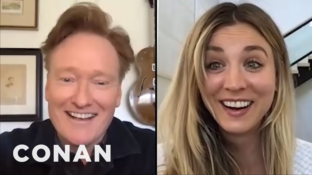 #ConanAtHome: Kaley Cuoco Full Interview | CONAN on TBS