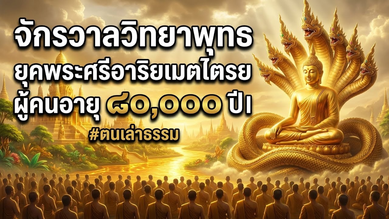 * โลกยุคพระศรีอาริย์: ไขความลับอายุขัย 8 หมื่นปี l #ฟังธรรม * จักรวาลพุทธศาสนา: เมื่อคนอายุยืนถึง...