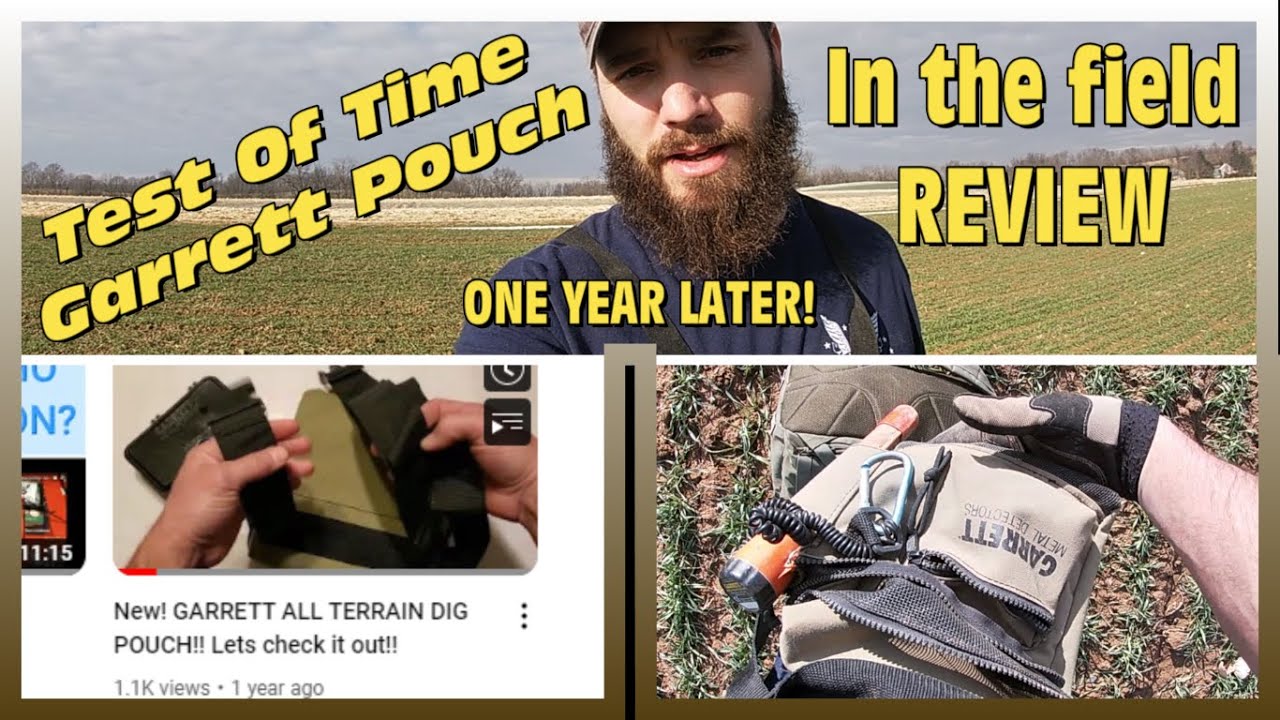 Time Test Review Garrett All Terrain Dig Pouch #garrettmetaldetectors #metaldetecting  #review