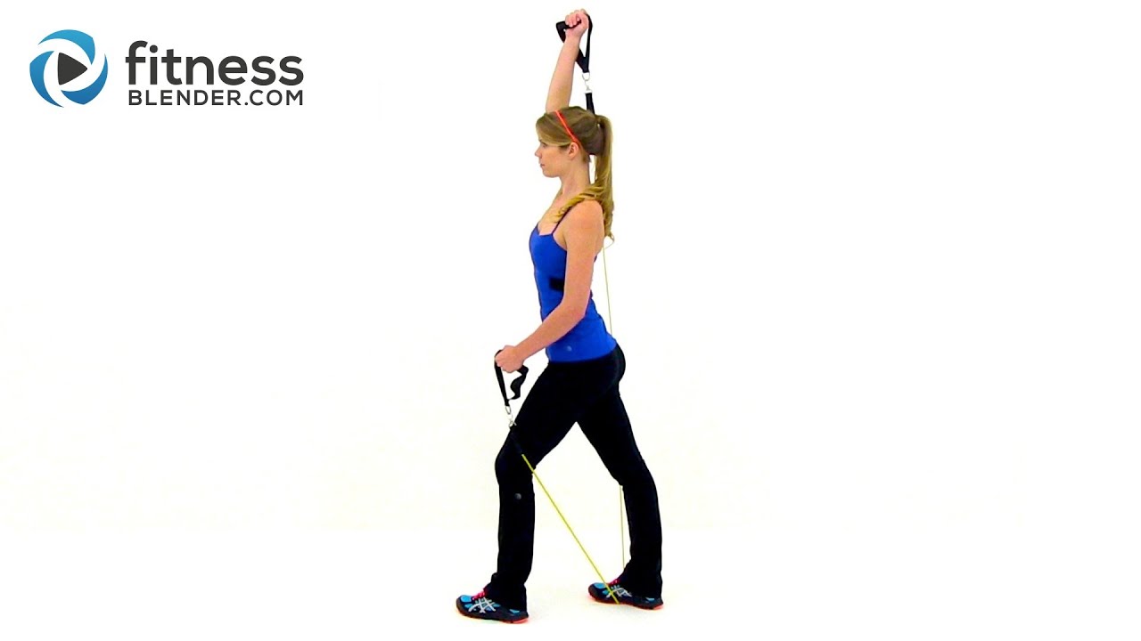Sexy Arms Workout - At Home Resistance Band Workout for the Upper Body - Exercise Band Training