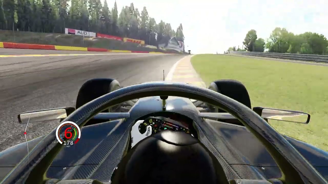 Cadillac F1 Car Test Run in Spa Francorchamps | Assetto Corsa