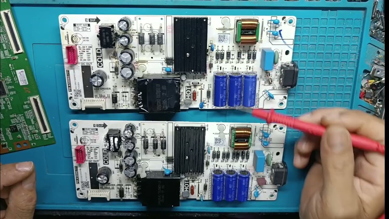 comparando fonte tv semp tcl 55p635 e 50p635!