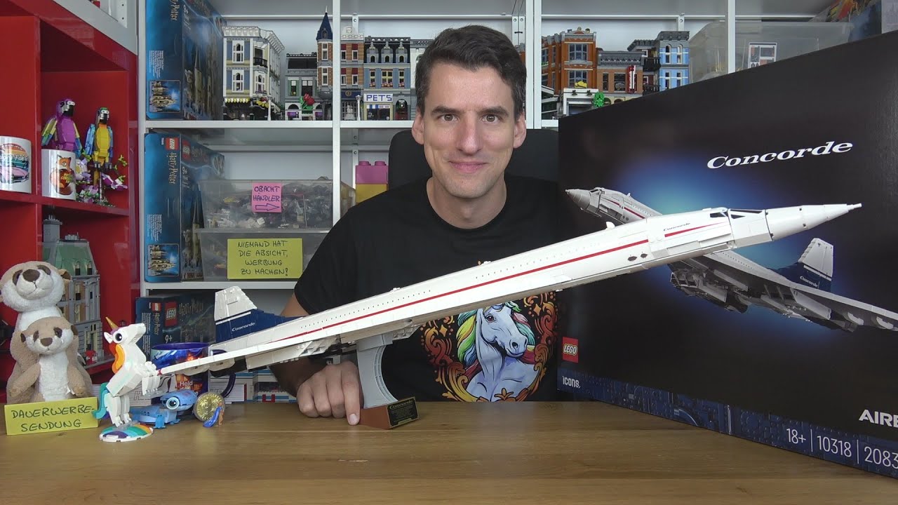 Große Qualitätsprobleme, keine Figur, aber ein prima Design: LEGO® 10318 Concorde