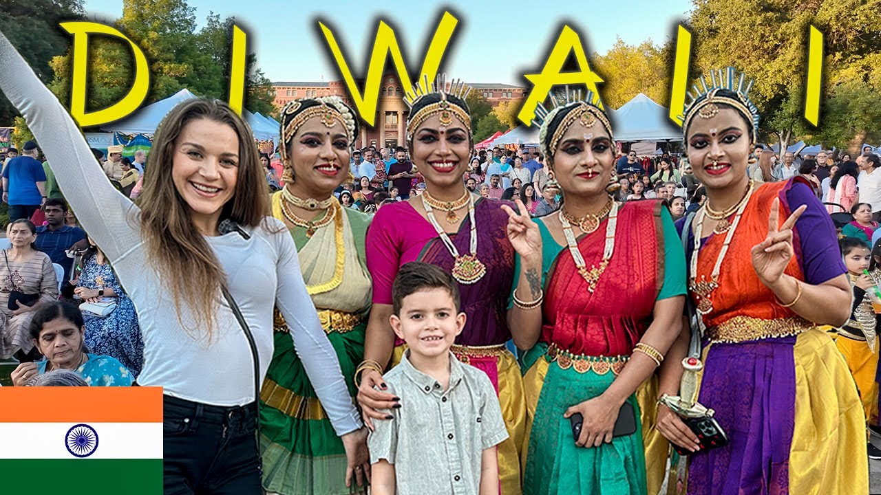 🇮🇳Celebrating DIWALI For The FIRST TIME! | Popular INDIAN STREET FOOD