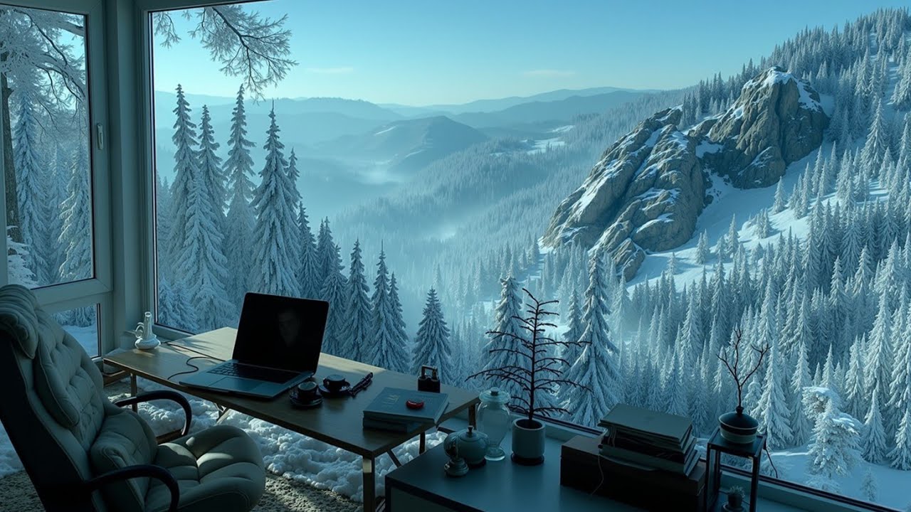 Winter Wonderland Deep Work Music ~ Focus & Study Ambient Sounds for Productivity