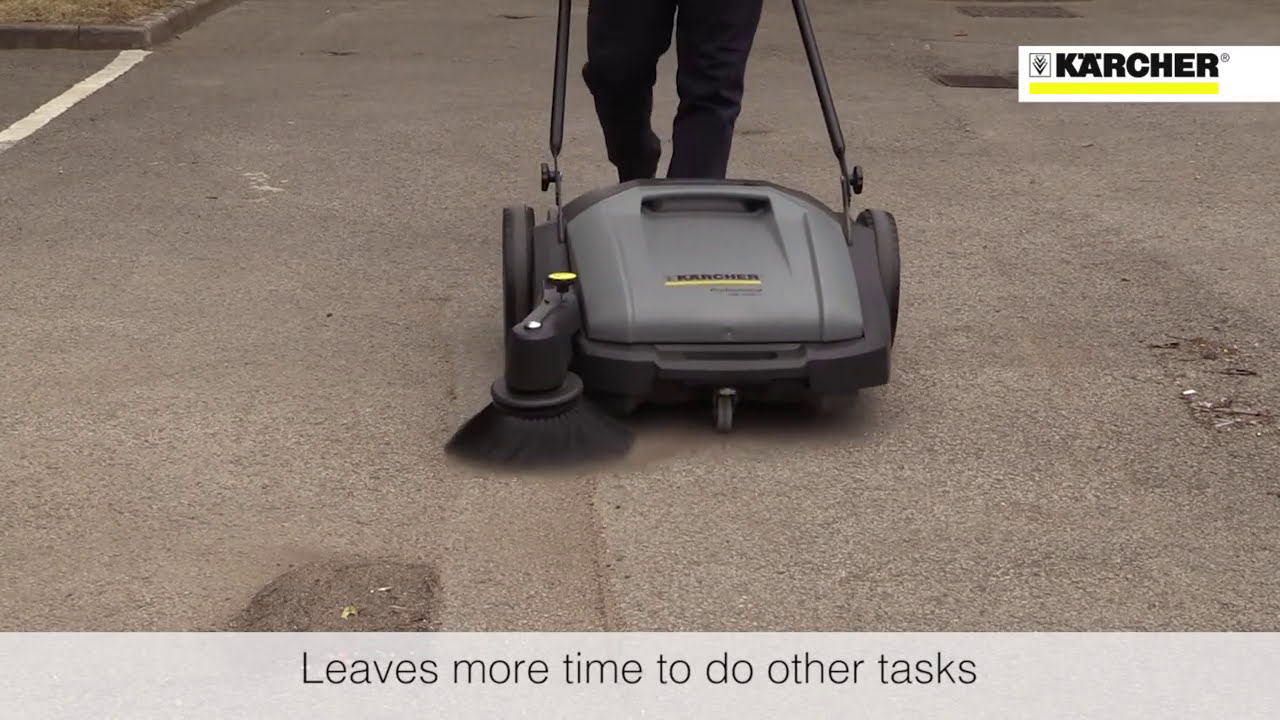 Kärcher - Why Use A Sweeper? - Broom vs Sweeper | Kärcher Professional UK