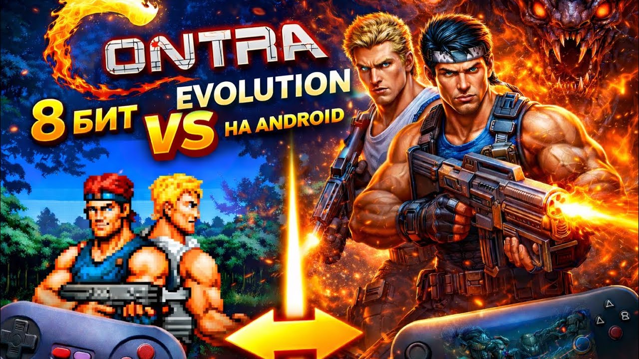 Contra Evolution — самый близкий ремейк к 8-битной классике
