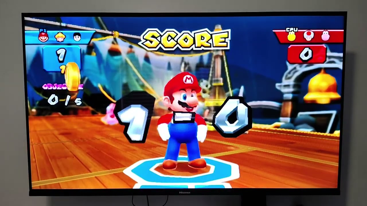 Gaming episode: Mario sports mix the tournament of the mushroom cup with extras