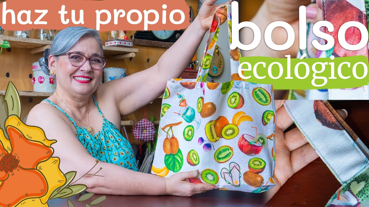 Que fácil es hacer un BOLSO DE COMPRAS, BOLSO ECOLOGICO /Técnica, truco de costura/IDEA DE NEGOCIO