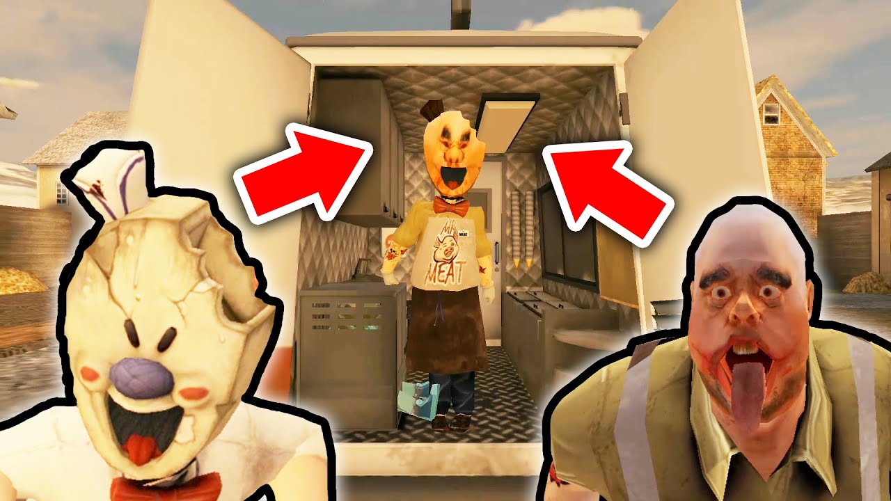 Rod is Mr Meat - Ice Scream 2 Mr Meat Mod Full Gameplay