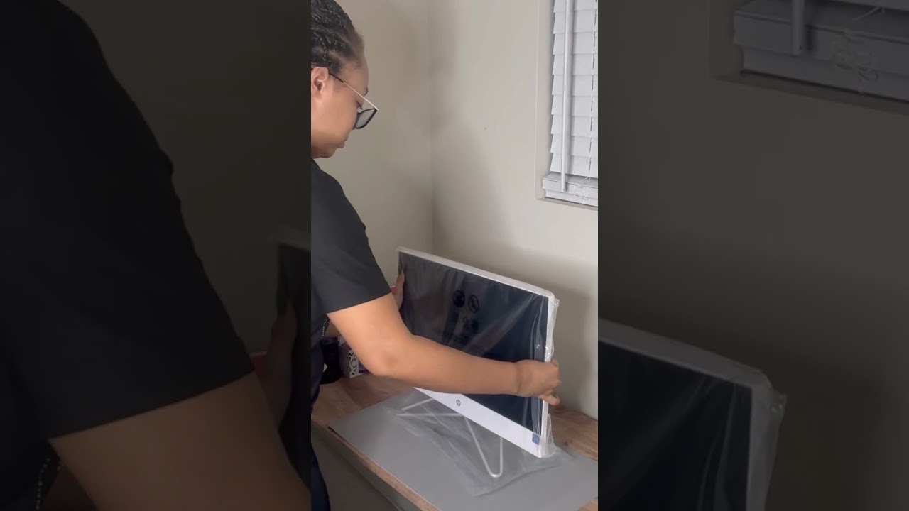Unboxing the HP All-in-One Desktop &ndash; sleek and powerful! #Tech