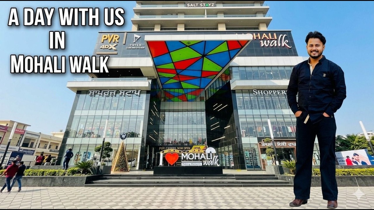 Food + Fun + Vibes | Our Day at Mohali Walk (Vlog 2)🔥